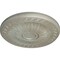 Ekena Millwork Randee Ceiling Medallion (Fits Canopies up to 3 7/8"), Hand-Painted Flash Gold, 20"OD x 1 3/8"P CM20HAFLS - alternate 3